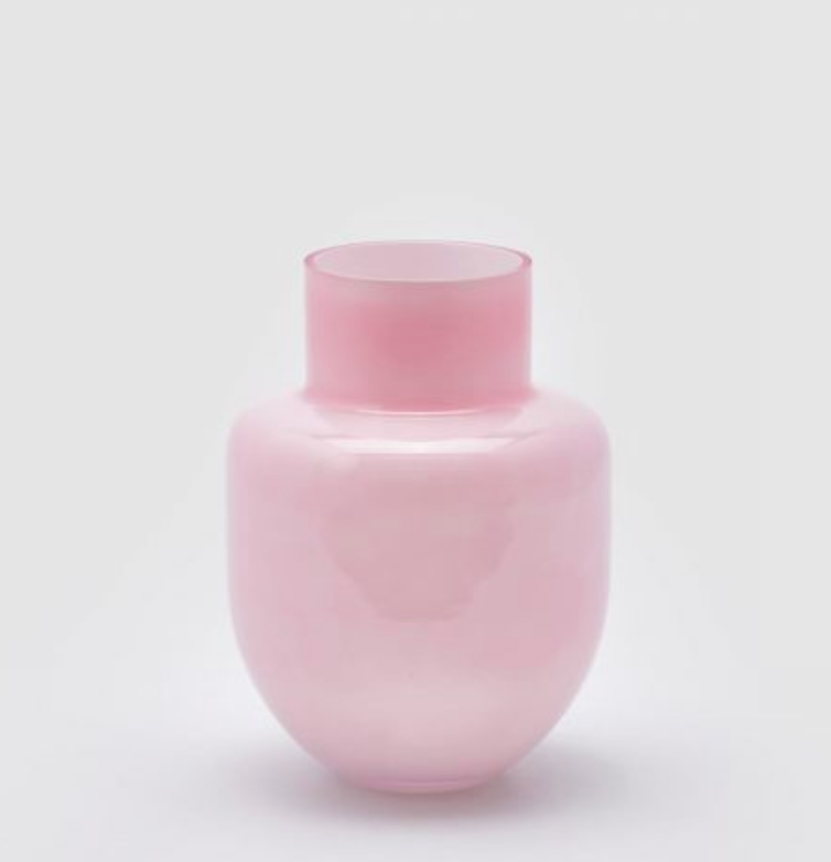 Vaso rotondo bombato pink