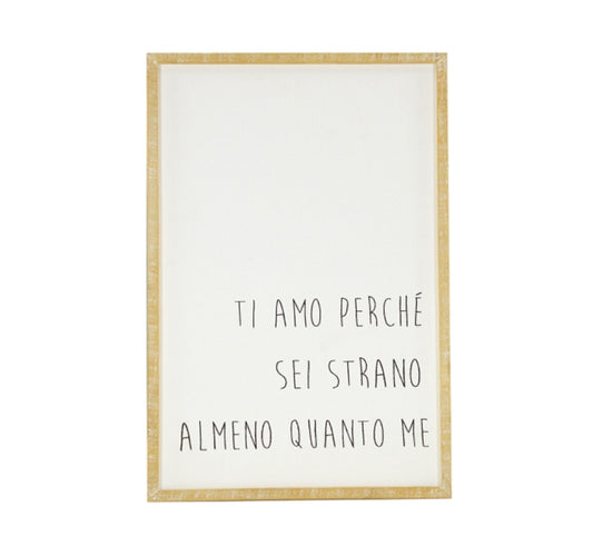 Quadro Ti amo..